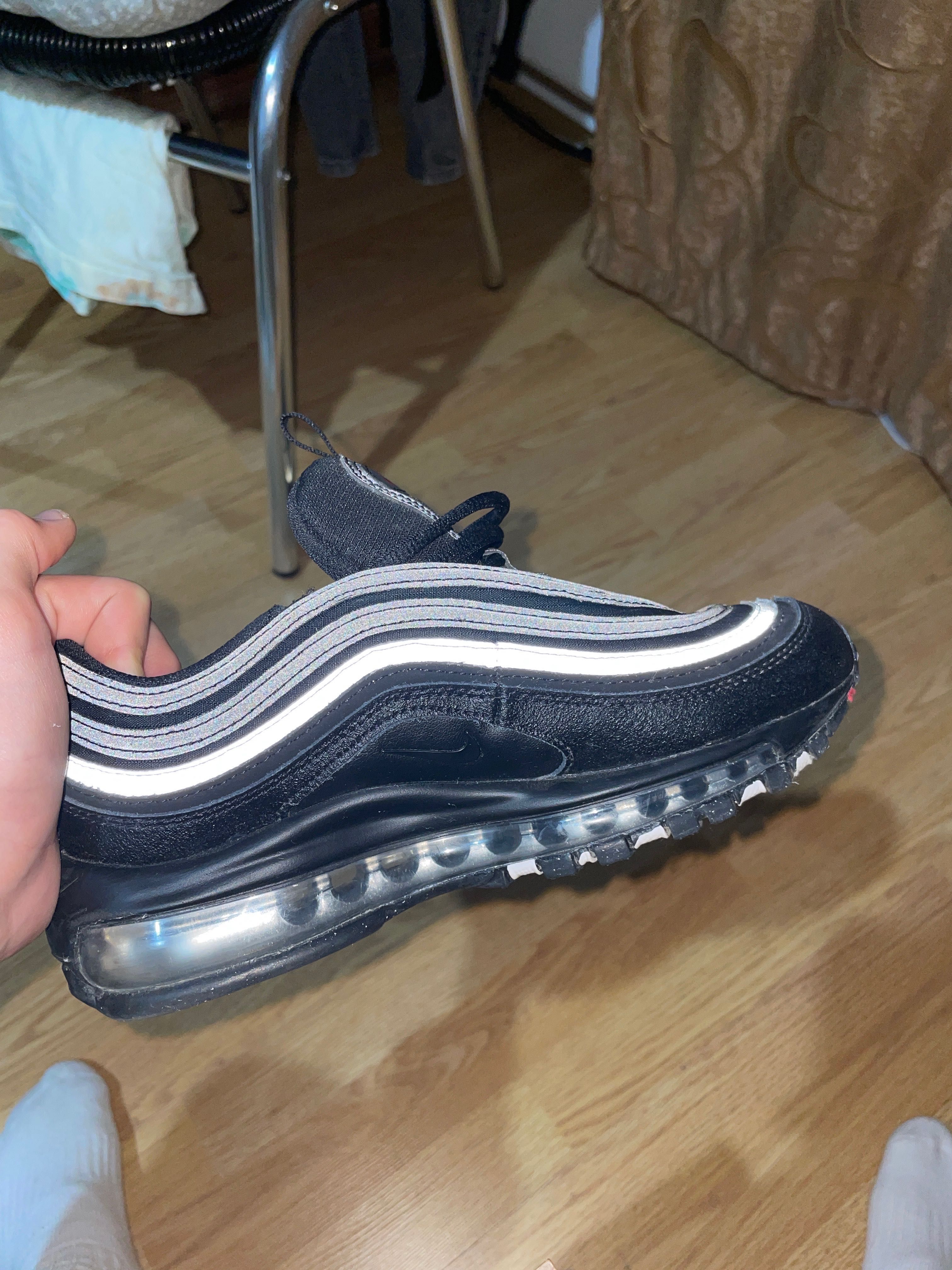 Nike air max 97 negru cu rosu