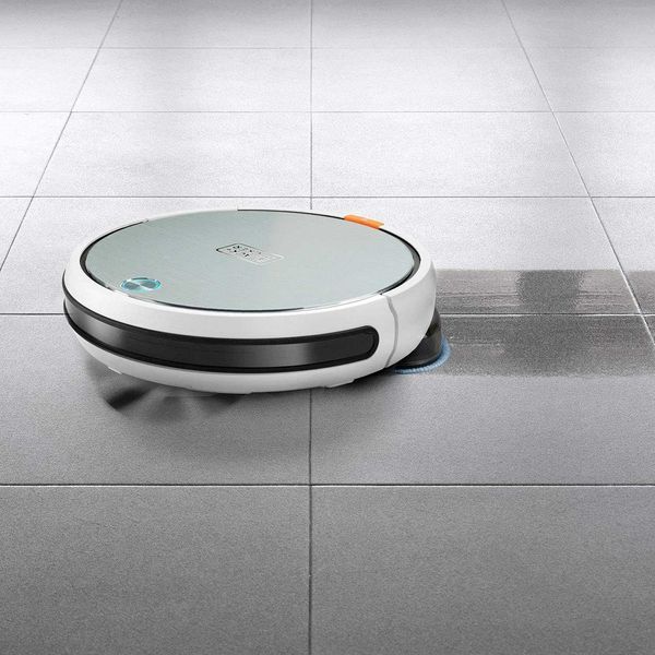 ПРОМО 2г Гаранция Нова Прахосмукачка Робот с Моп Black+Decker BXRV500E