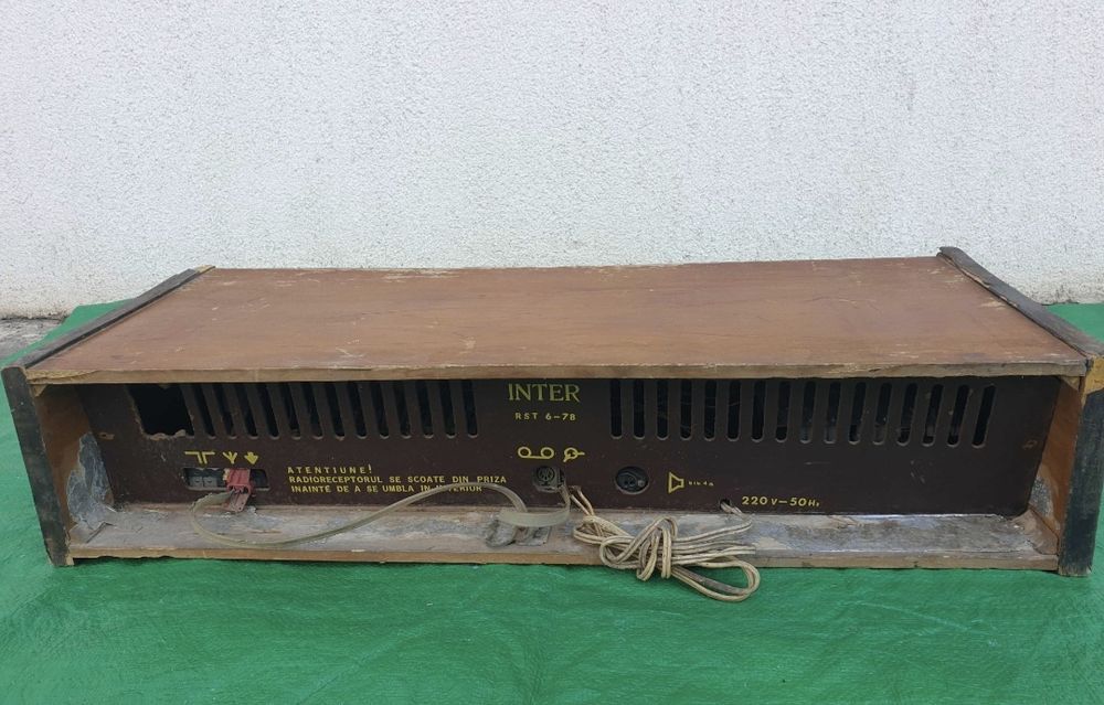 Radio INTER model RST 6-78,made in Romania ,fabricat in Comunism

- El