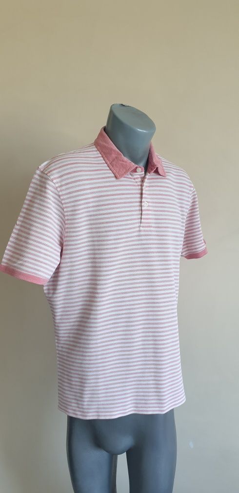 Hackett Mayfair Pique Cotton Mens Size XL НОВО! ОРИГИНАЛНА Тениска!