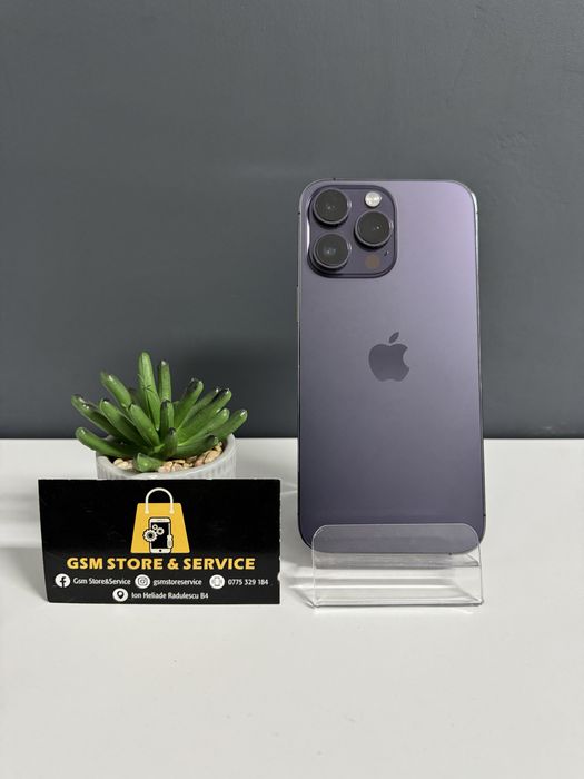 Iphone 14 Pro Max Deep Purpule 128Gb Ca Nou Garantie Gsm Store&Service