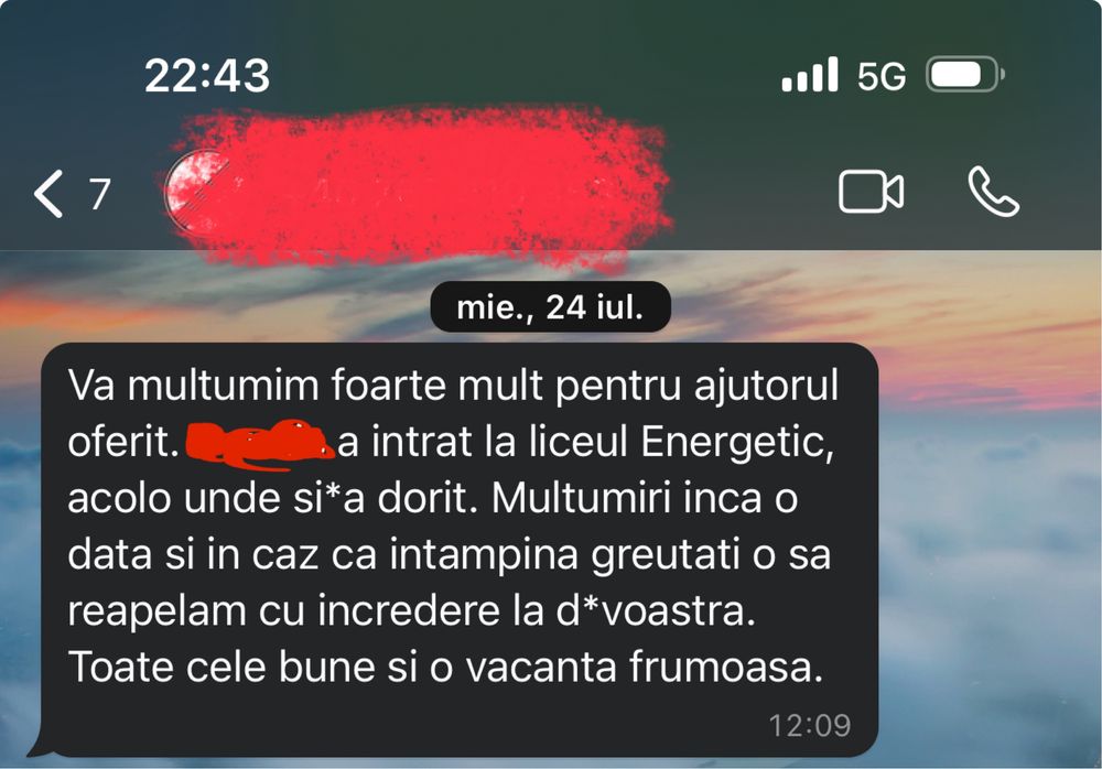 Meditații la limba română pentru GIMNAZIU și ADMITERE ȘCOLI DE POLIȚIE