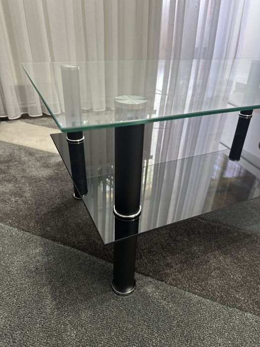 Masa de cafea/living de sticla