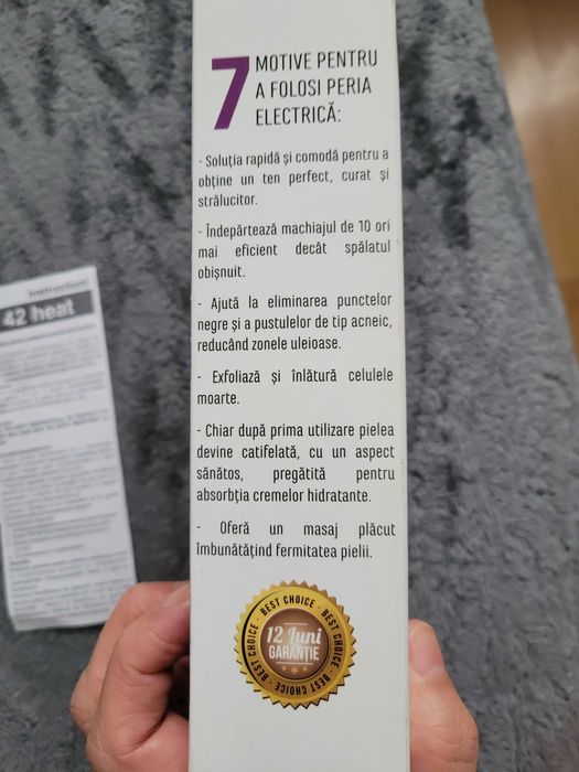Perie electrica pentru ingrijirea zilnica a tenului