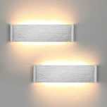 Aplice LED de perete set 2 buc, 31 cm, lampă  interior din aluminiu