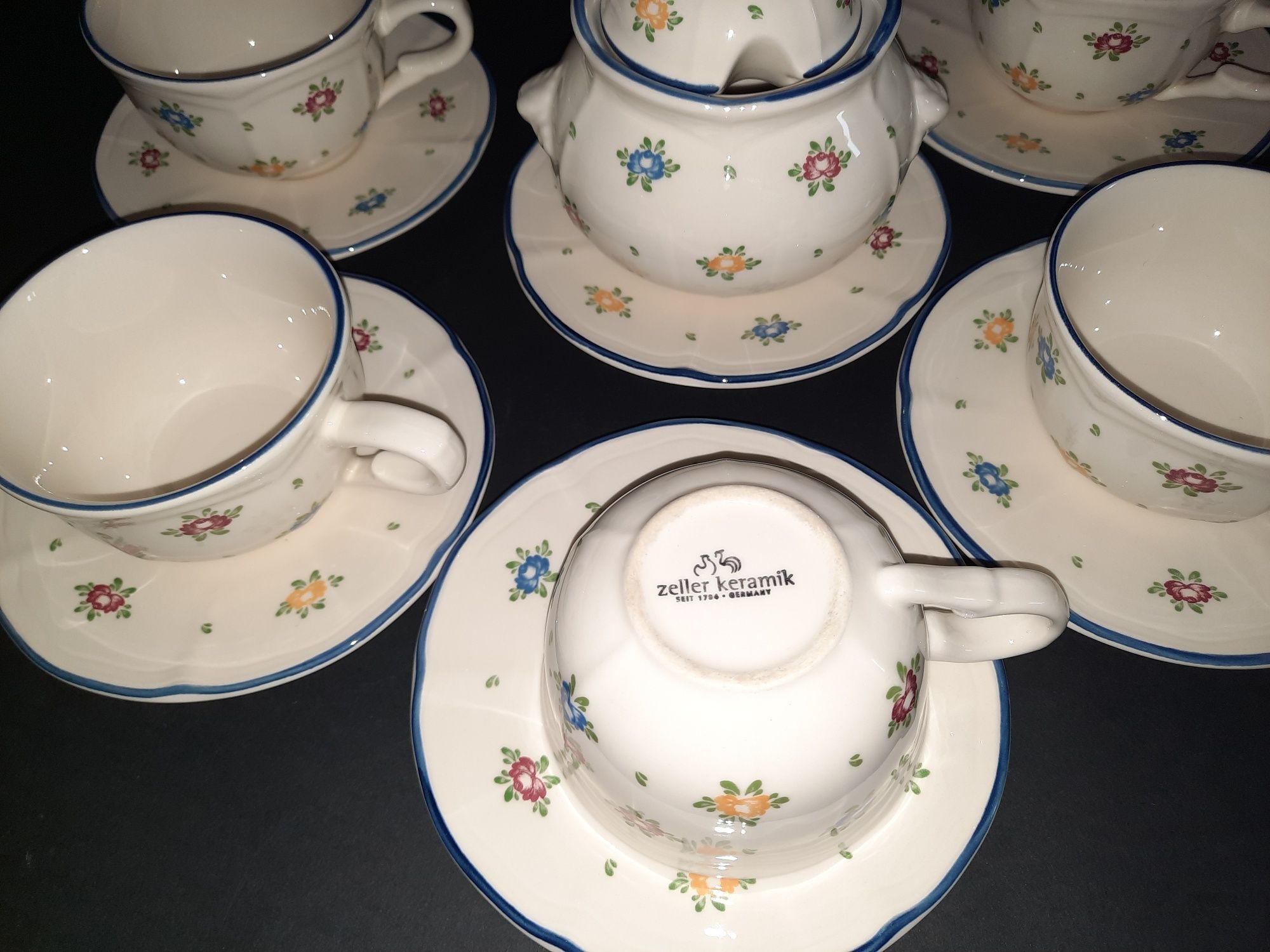 Set cafea/ceai Zeller Keramik Petite Rose