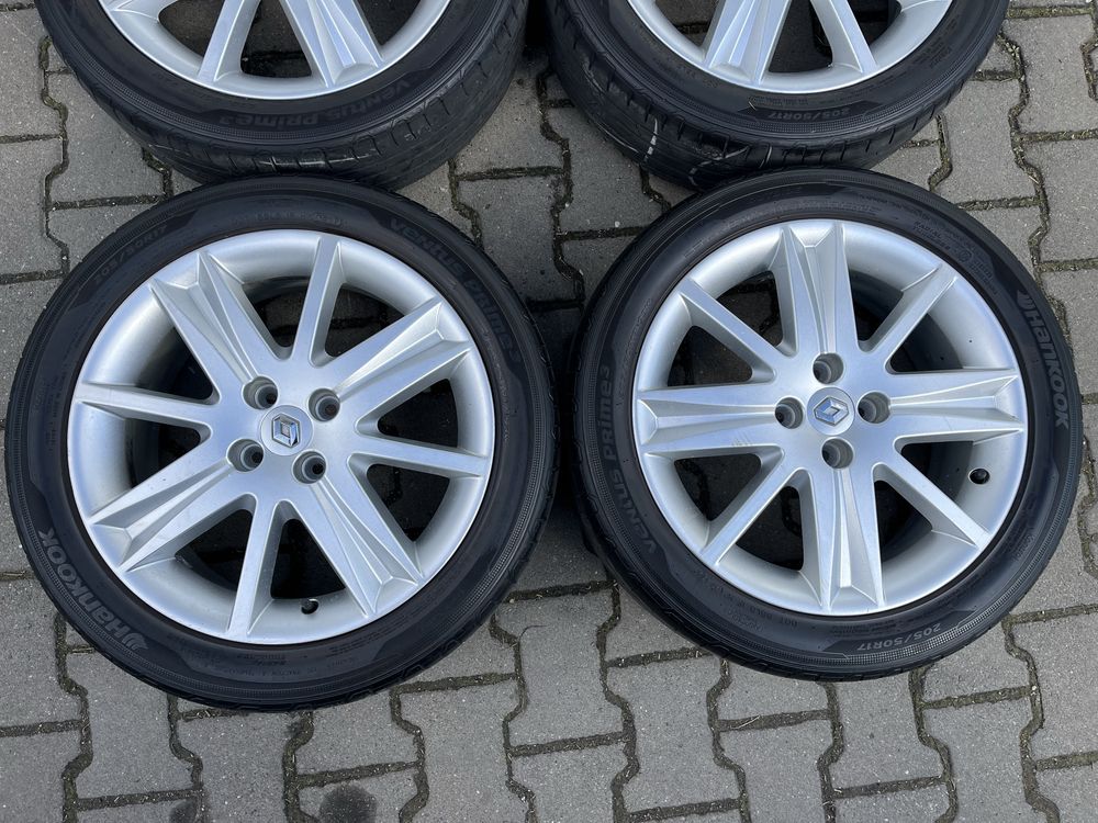 Jante aliaj 4x100mm, 205/50 R17, Renault Megane, Scenic, Dacia Logan