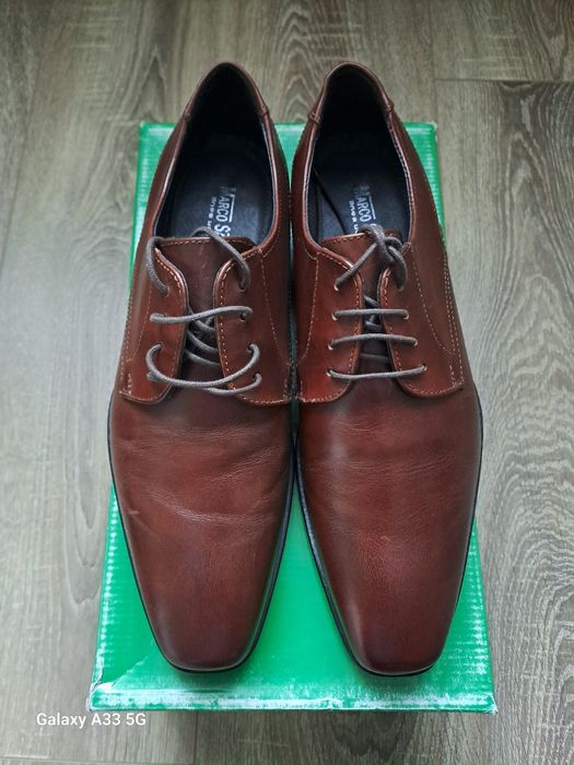 Noi! Vand pantofi din piele pentru bărbați brand Marco Santini.