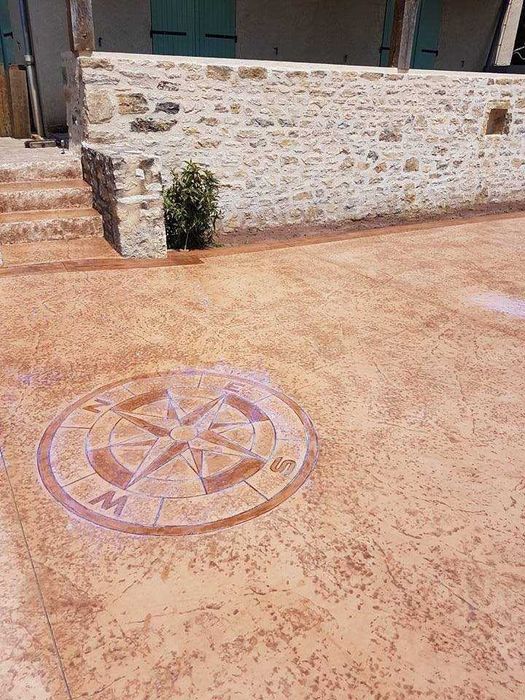 Beton amprentat  exterior