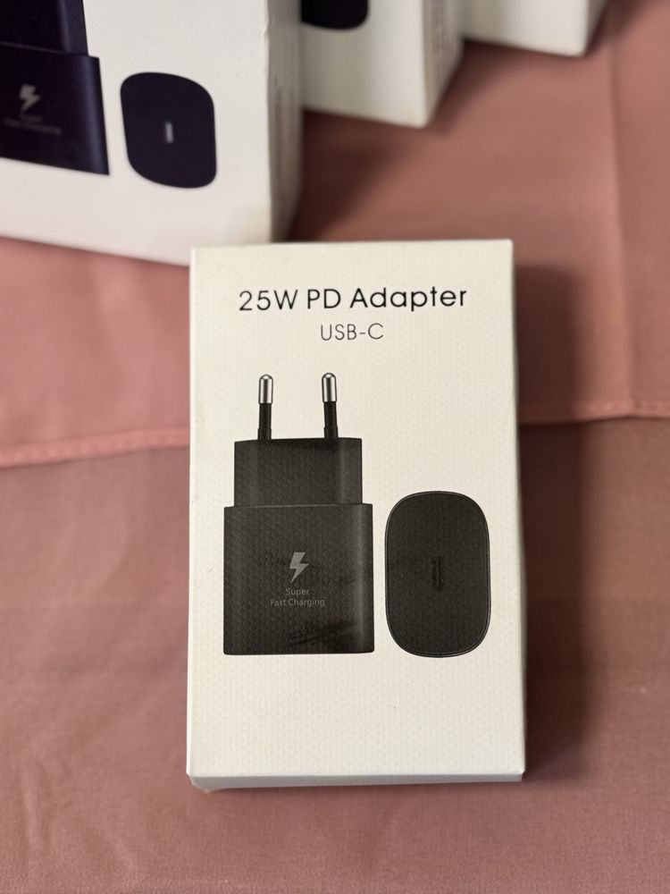 Зарядно 25W USB-C PD адаптер – съвместимо с всички устройства