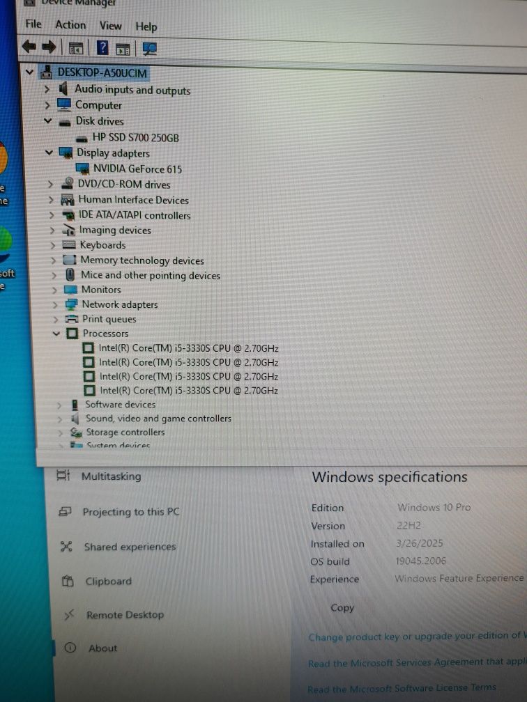 Oferta!All in One Lenovo i5 8gb ssd 250gb video Nvidia 2gb display 23"