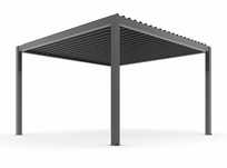 Pavilion Aluminiu Pergola Bioclimatica 3x3x2.4 m Premium Electrostatic