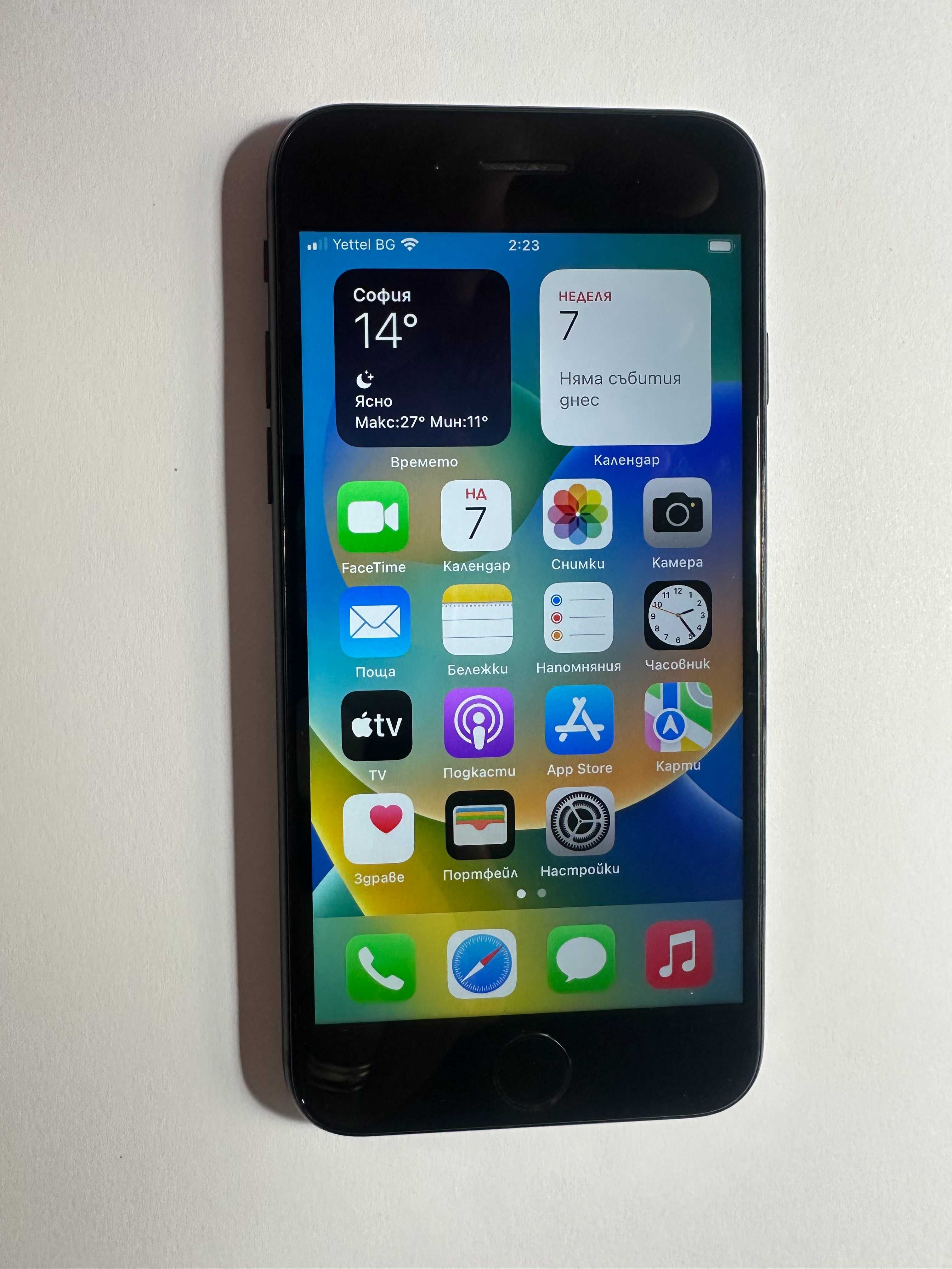 КАТО НОВ !!! iPhone 8 - Черен - 64GB - Отключен - 100% БАТЕРИЯ !!!