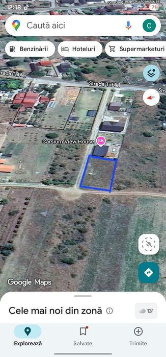 Teren intravilan 540MP Harsova