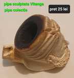 Pipe lemn sculptate vitange