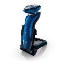 Aparat de ras Philips RQ1145/16, acumulator, 3 capete, Albastru