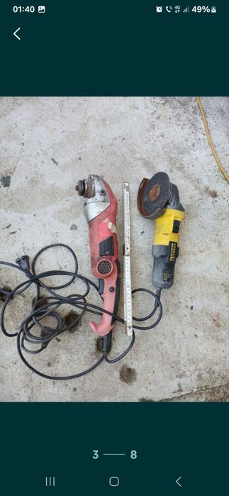 Polizor unghiular defect