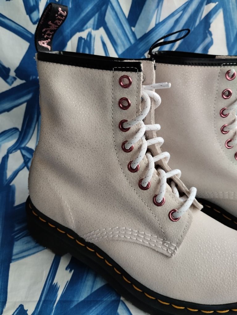 Dr Martens - 1460 Bejewelled Боти Кубинки Естествена Кожа Номер  37