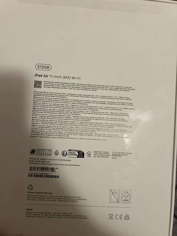 IPad air 13 " m3