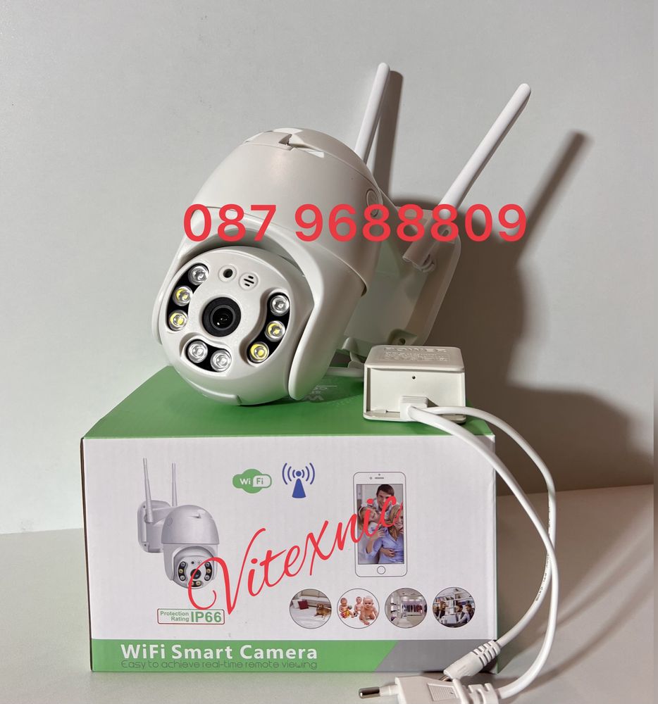 Куполна WiFi камера с ICSEE - ВОДОУСТОЙЧИВА IP CAMERA 350°