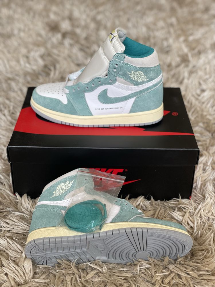 Air Jordan 1 High Turbo Green Retro Smoke Grey Hyper Royal Tie Dye