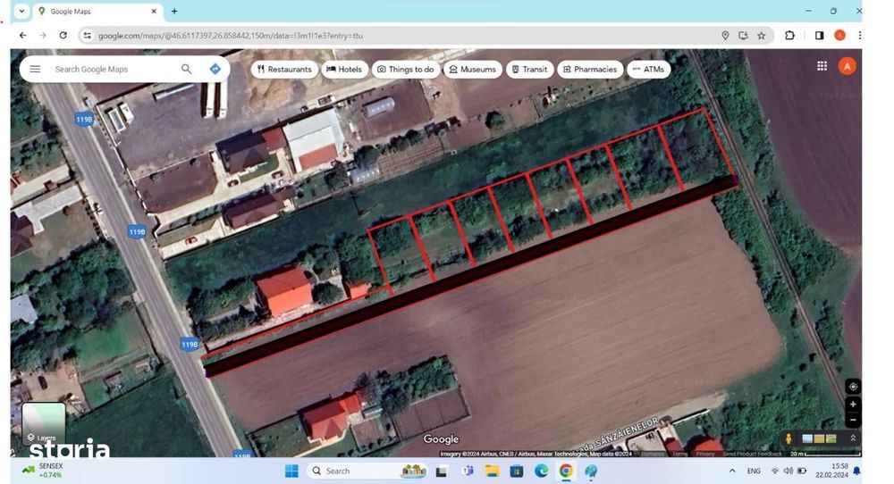 Vand Teren itarvilan Varianta Margineni - Hemeiusi