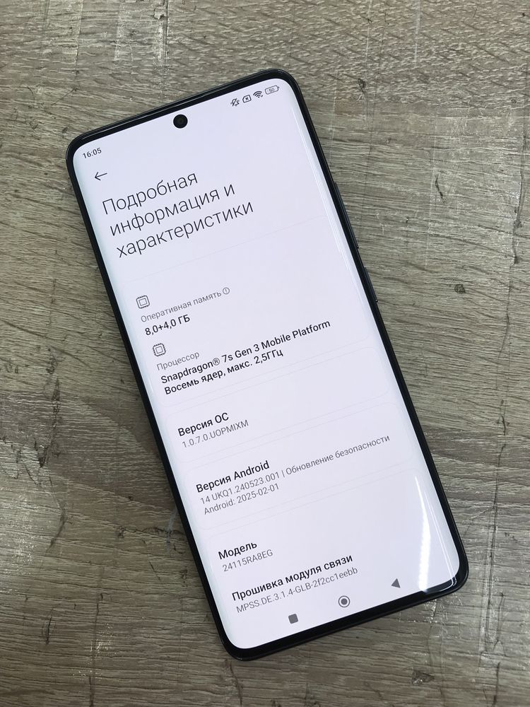 Xiaomi Redmi Note 14 Pro + Os14b