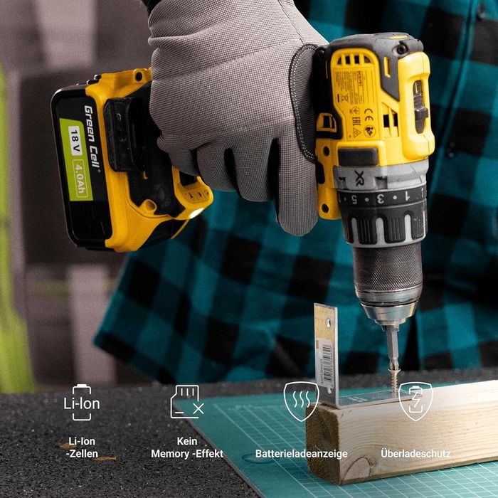Батерия Green Cell за ‎електрически инструменти dewalt