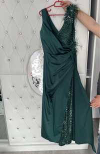 Rochie verde nunta