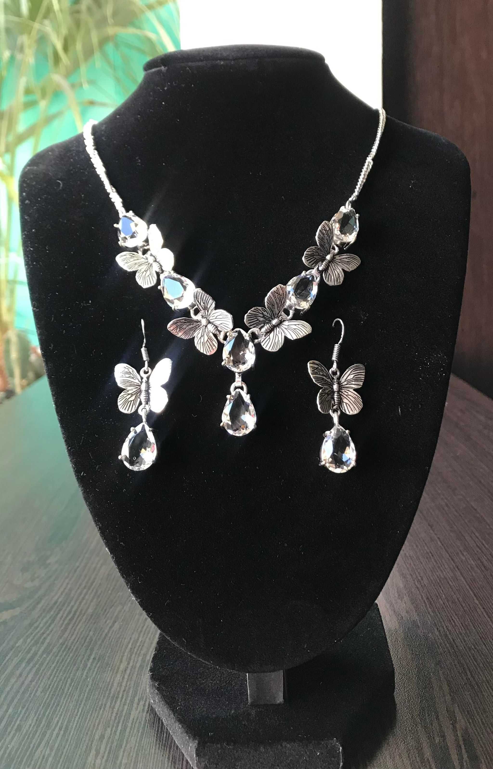 Set Lant si Cercei Argint 925 cu Pietre Semipretioase Topaz