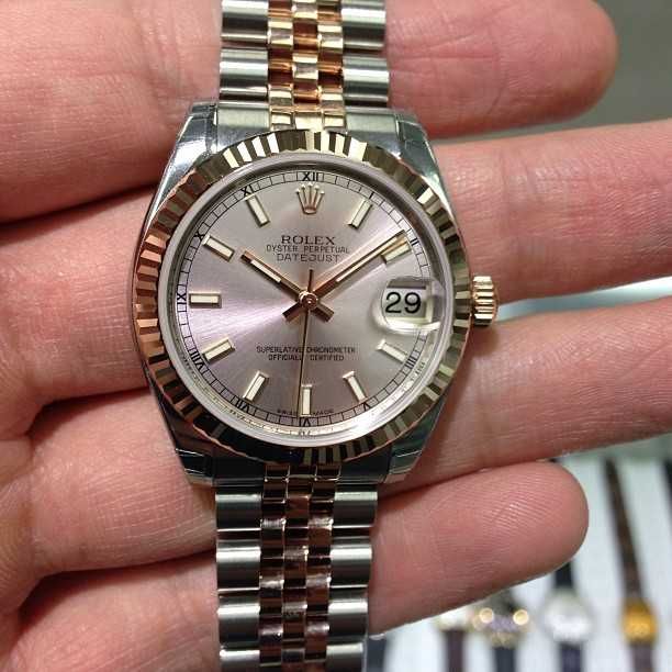 Дамски / Часовници 31mm сребро розово злато