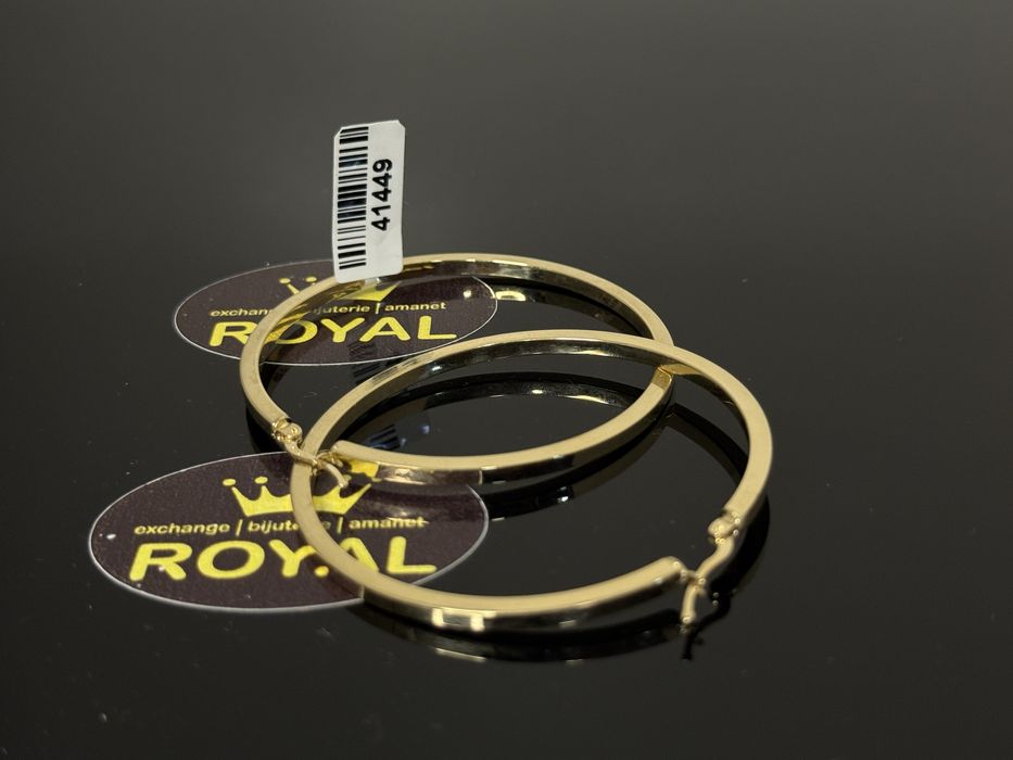 Bijuteria ROYAL : Cercei AUR 14K / 5.09 GR
