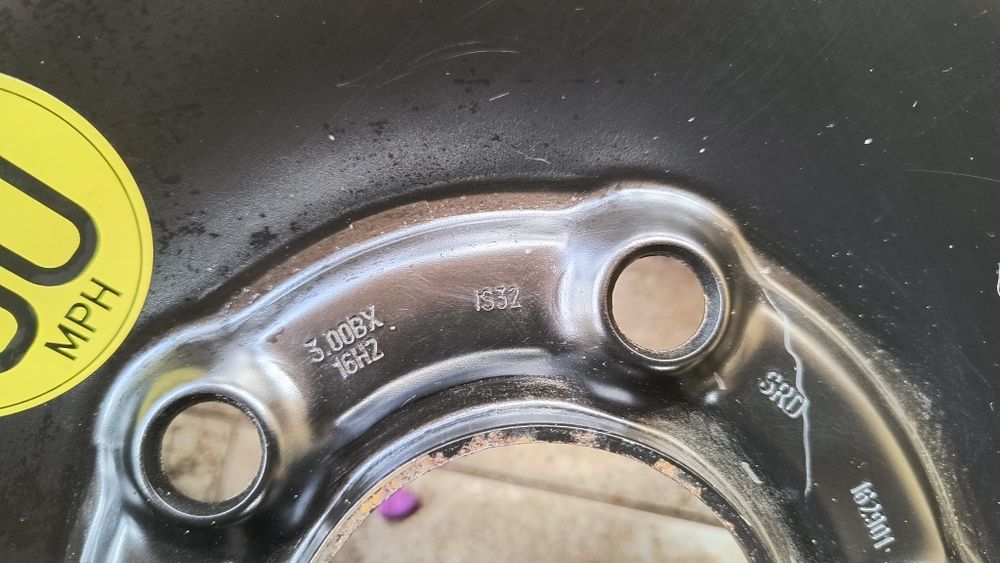 Roata de rezerva slim BMW 17 inches