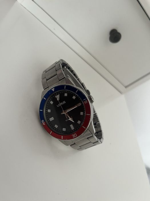 Ceas barbatesc Quartz Argintiu