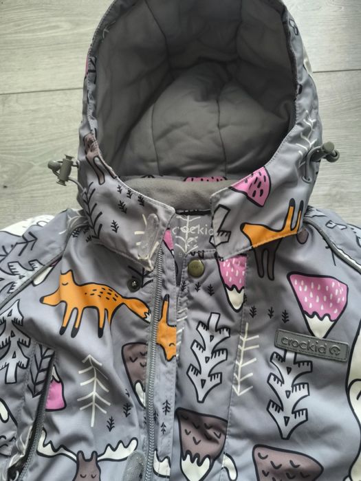 Зимний комбинезон для девочки рост 92-98