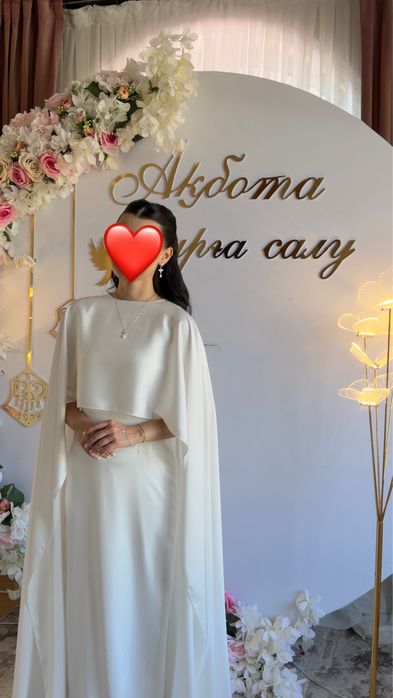 Продам белое платье от Nisa