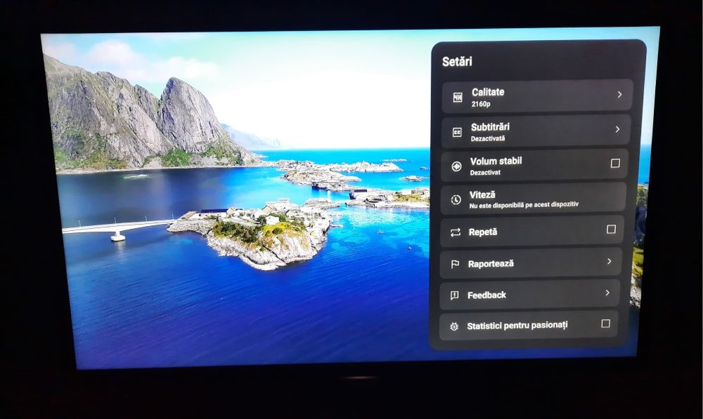 Vand  smart tv SHARP 4K cu diagonala de 102 cm