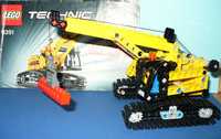 LEGO Technic 9391 модел 2 в 1-тежкотоварен кран и булдозер