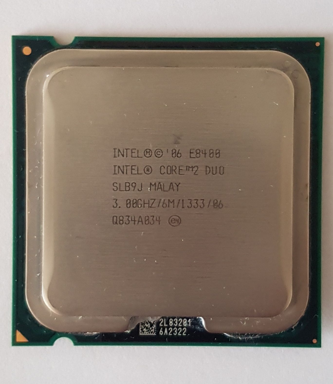 Процессор intel core 2 duo E8400