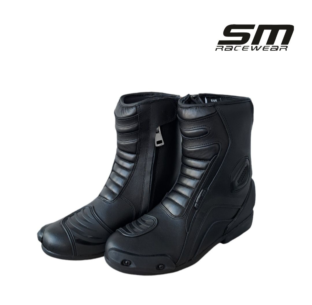 Cizme moto piele naturala SM Short marimea 40, 41, 42, 43, 44, 45 Noi!