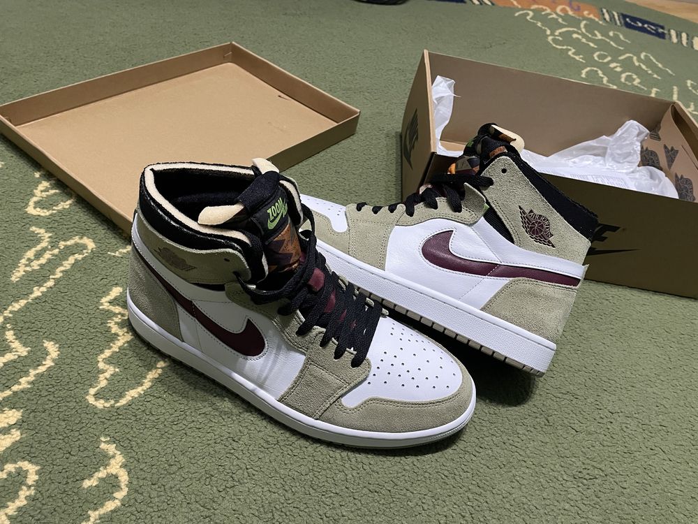 Nike Air Jordan 1 Zoom CMFT “Neutral Olive” 45 noi