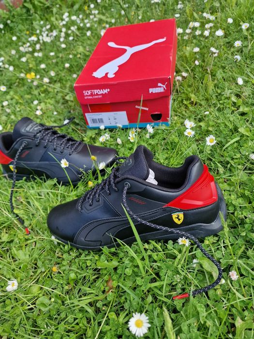 Adidasi Puma Originali Factura Puma BMW Ferrari Alb Drift cat 8 Delta