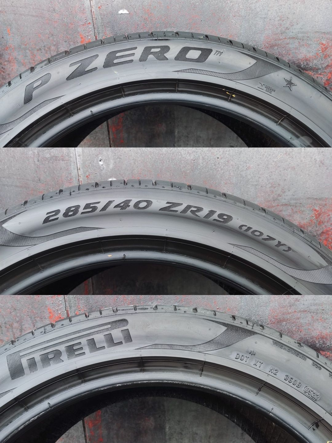 2бр. летни гуми 285/40/19 Pirelli PZero PZ4, XL подсилени, хомологация