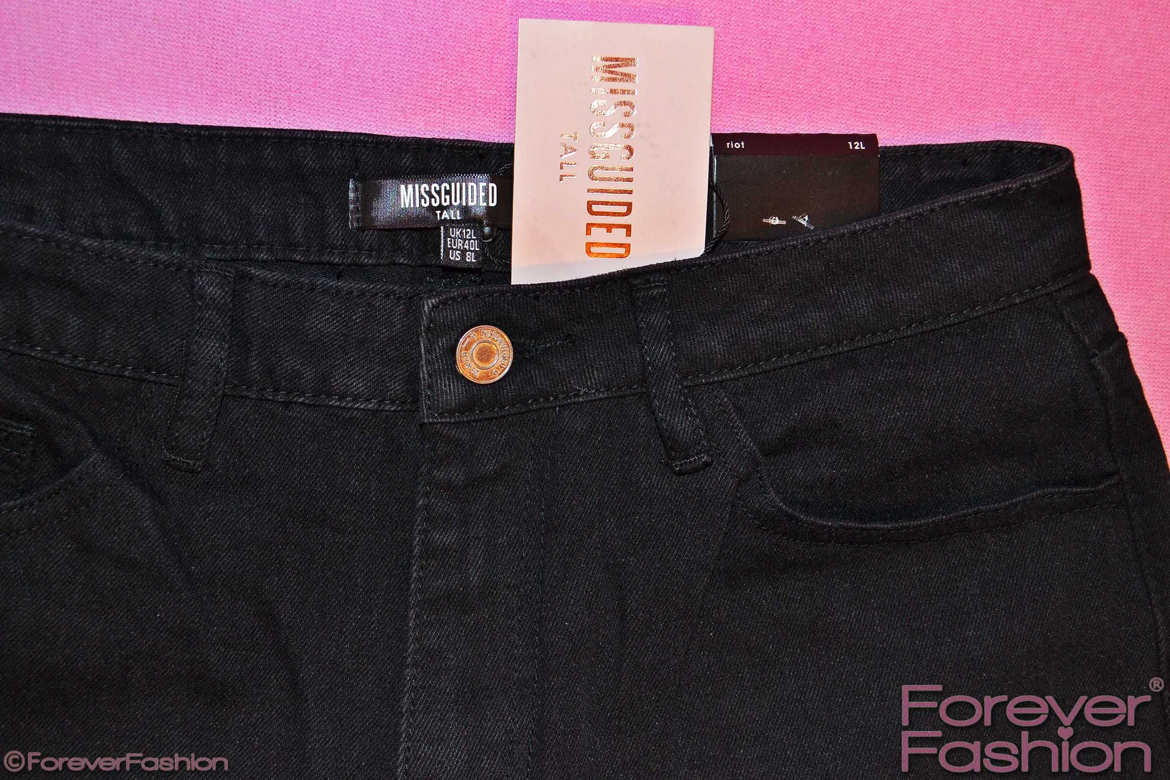 Blugi MISSGUIDED 100% Originali Tall High Waisted Mom Jean L UK12 EU40