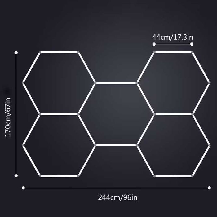 Осветление за гараж голяма LED Лед лампа за магазин фризьорски салон