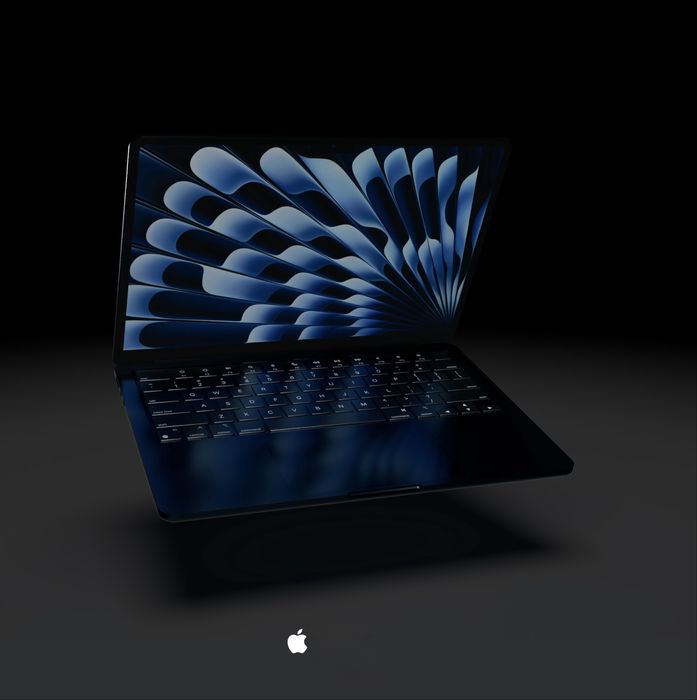 НОВ!!!Apple MacBook Air 13", Apple M3, 24GB RAM, 512GB SSD,Midnight