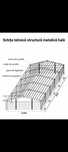Vand structura metalica 15x30x6m la stresinadin ipe 200