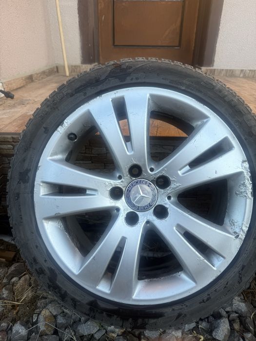 Джанти 17” 5•112 от w204 с много добри гуми