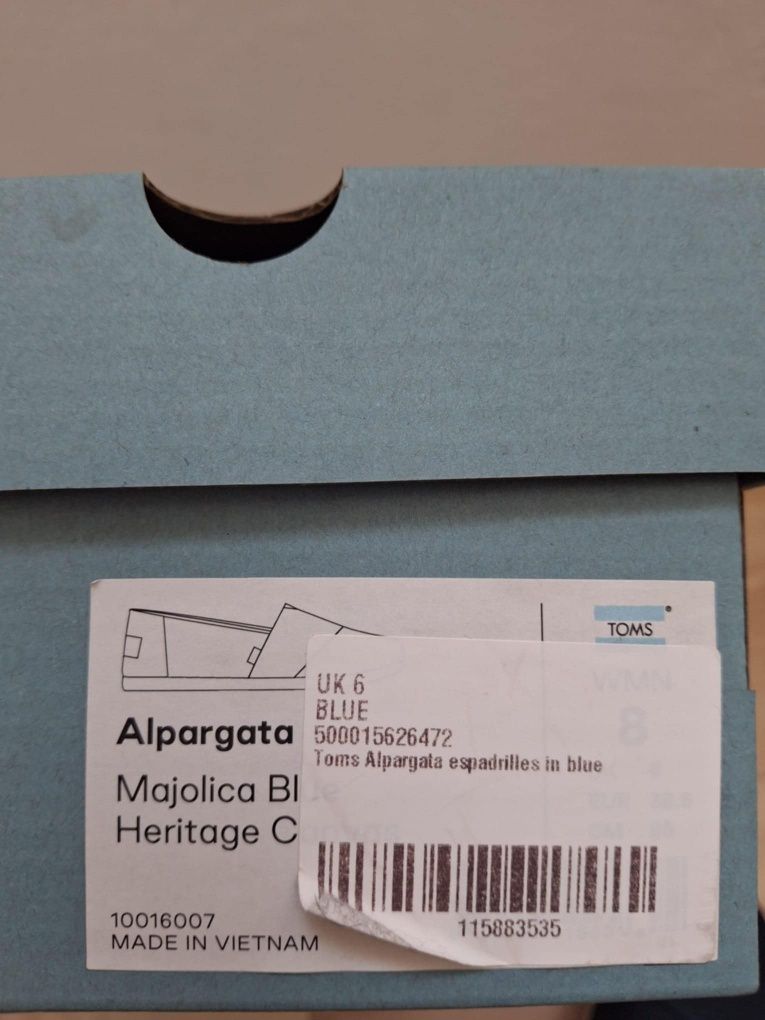 Espadrile dama Toms Alpargata 8(38.5)
