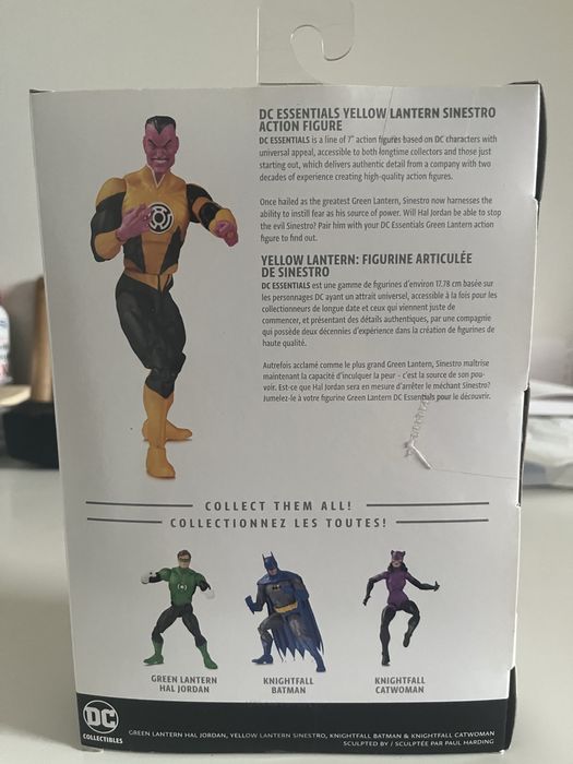 DC Essentials Yellow Lantern Sinestro Action Figure